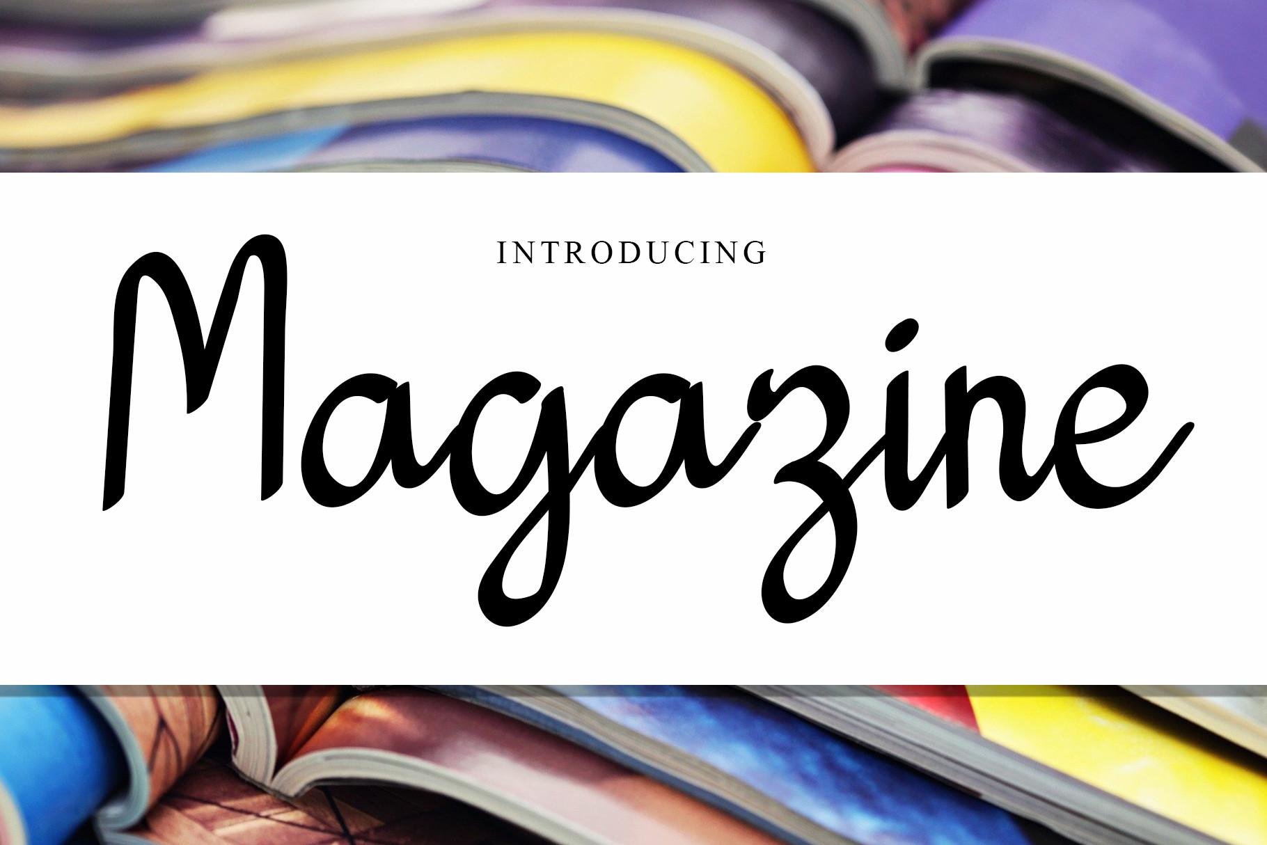 Magazine Font