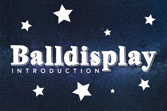 Balldisplay Font
