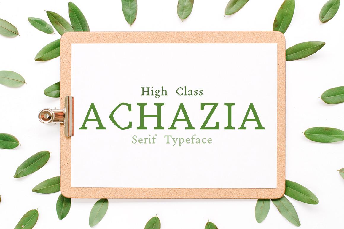 Achazia Font