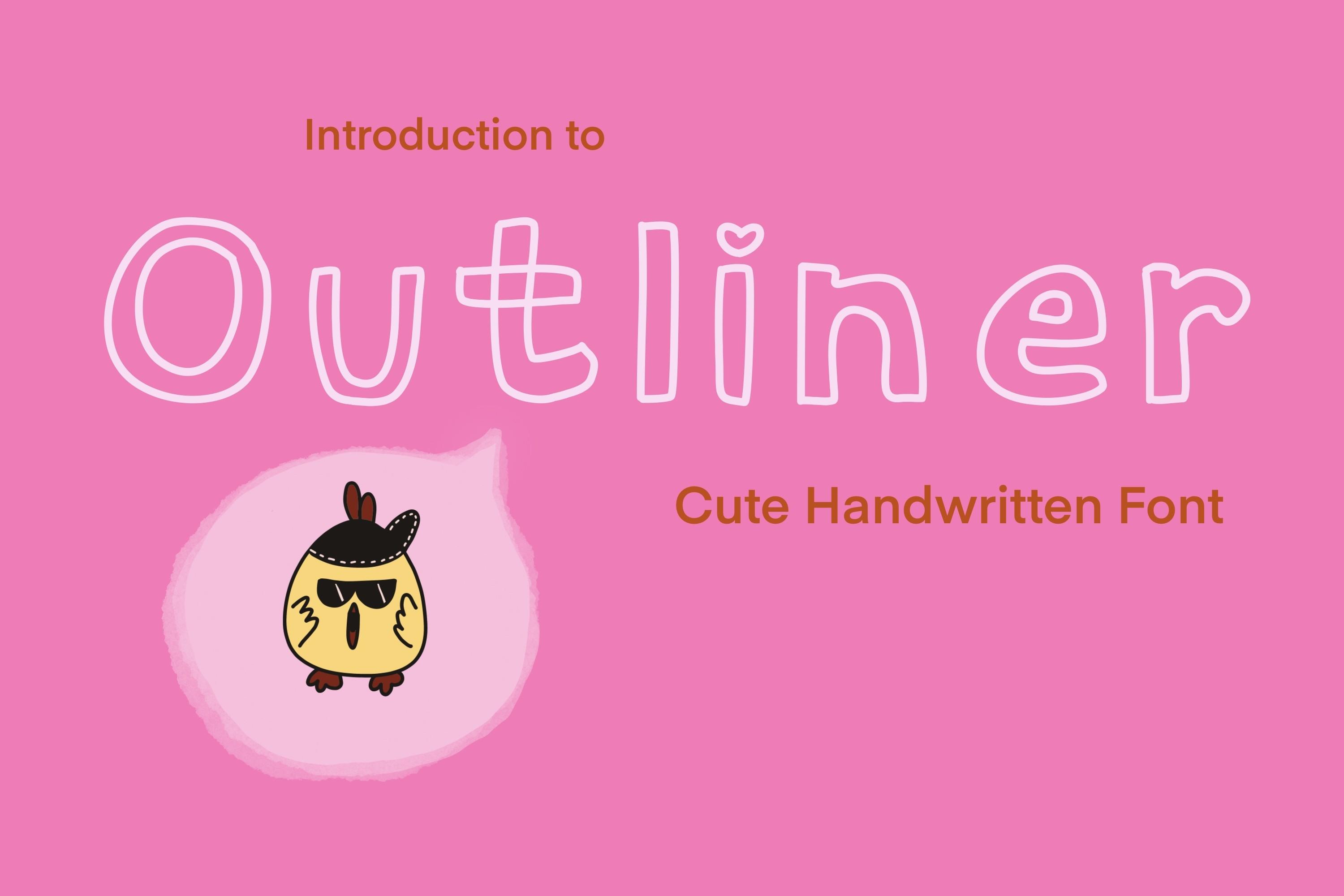 Outliner Font
