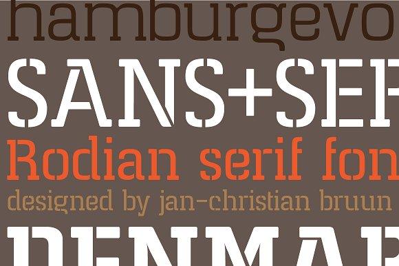Rodian Serif Font