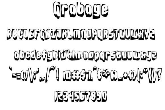 Grabage Font