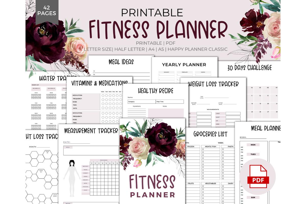Fitness Planner Printable
