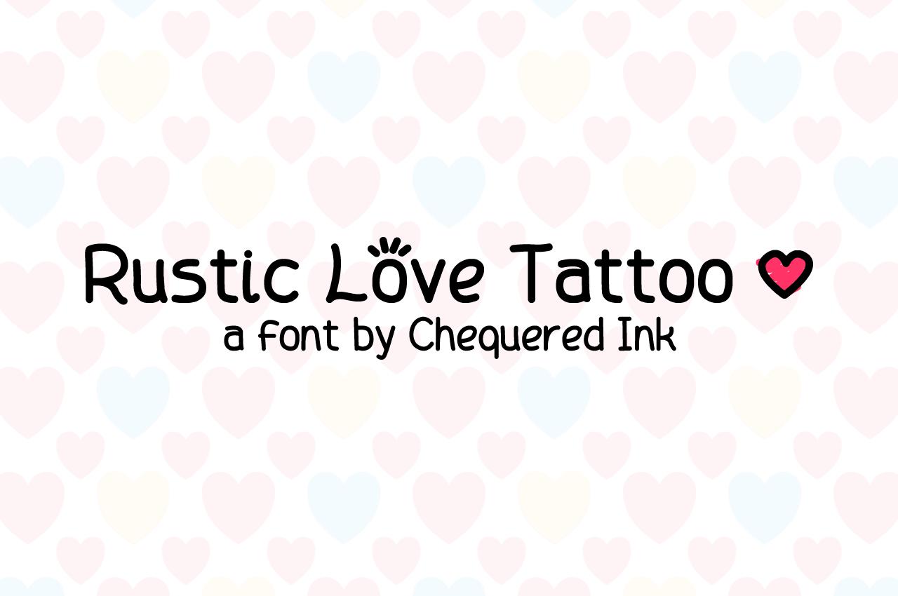 Rustic Love Tattoo Font