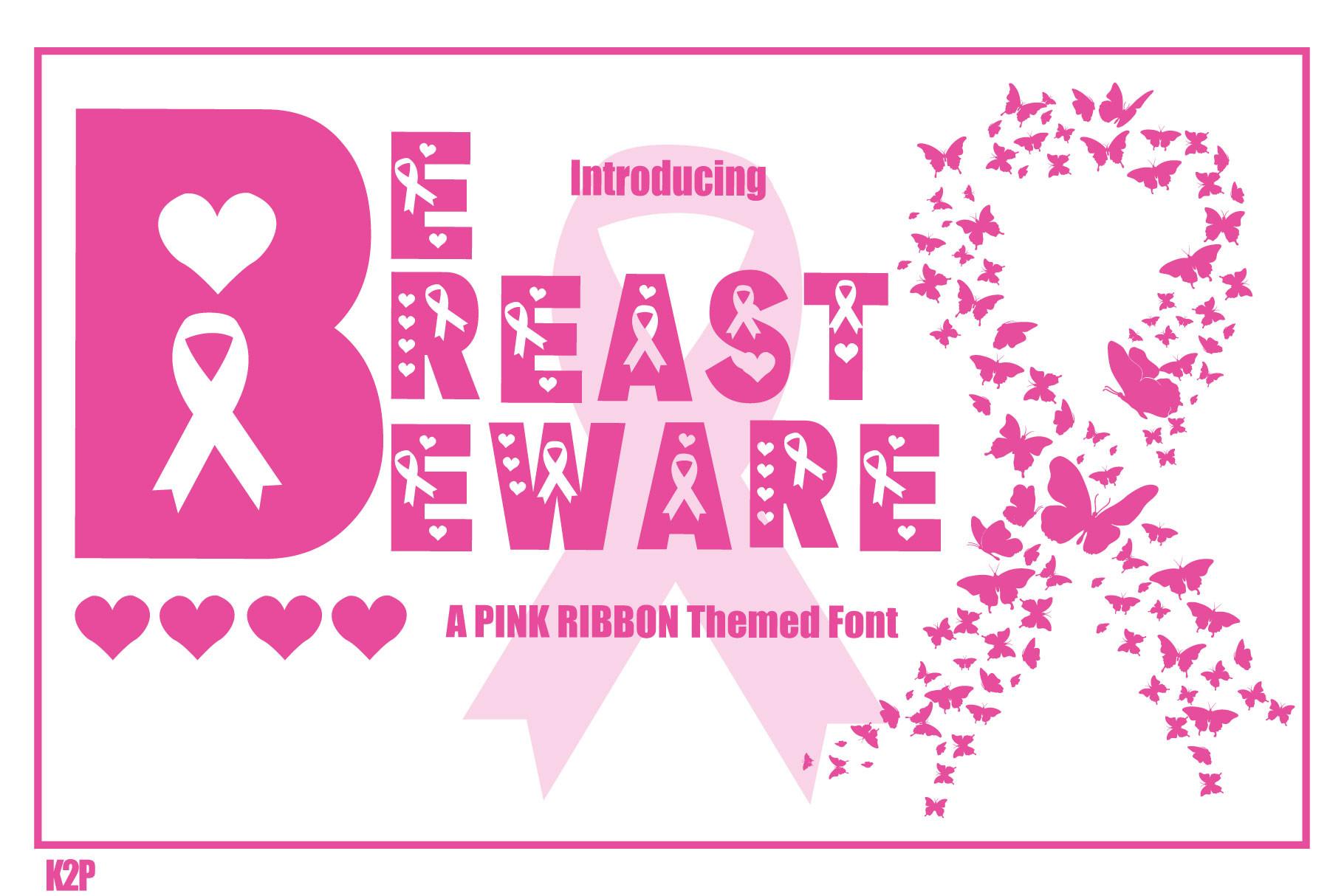 Be Breast Beware Font