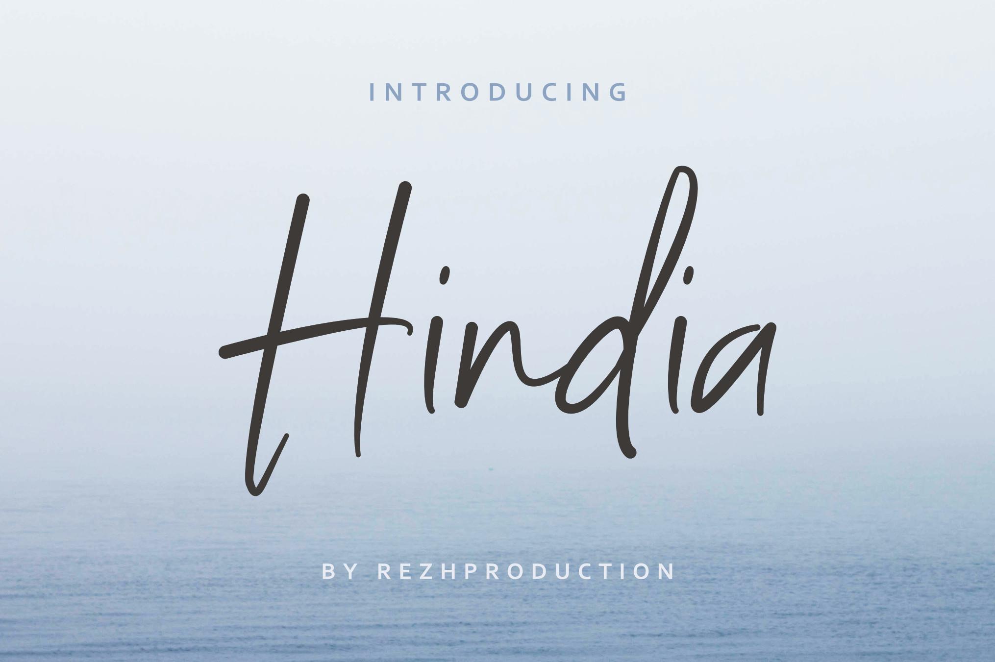 Hindia Font