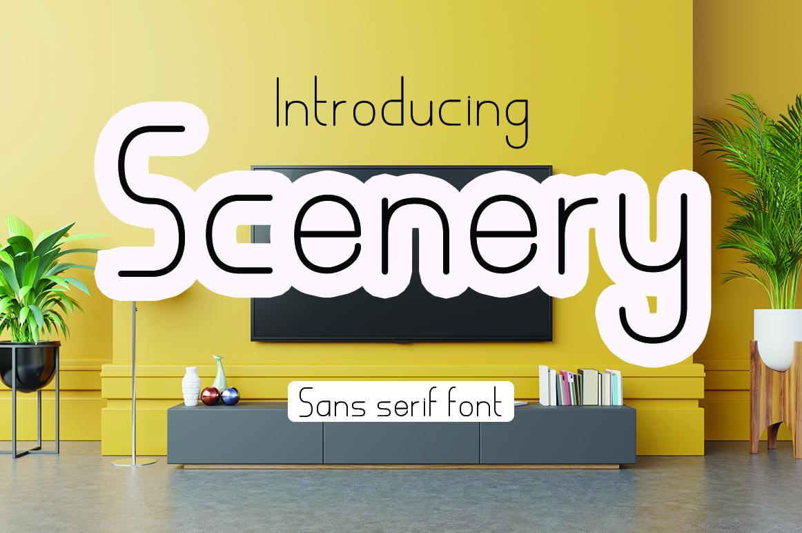 Scenery Font