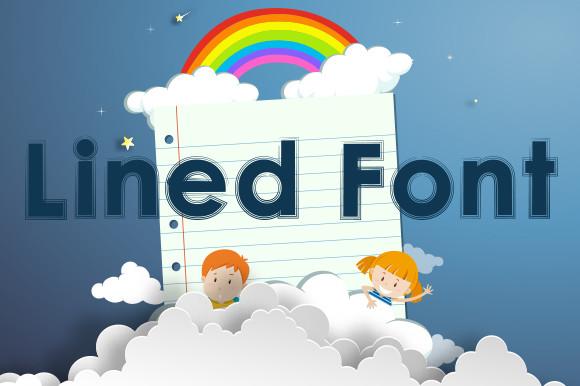 Lined Font