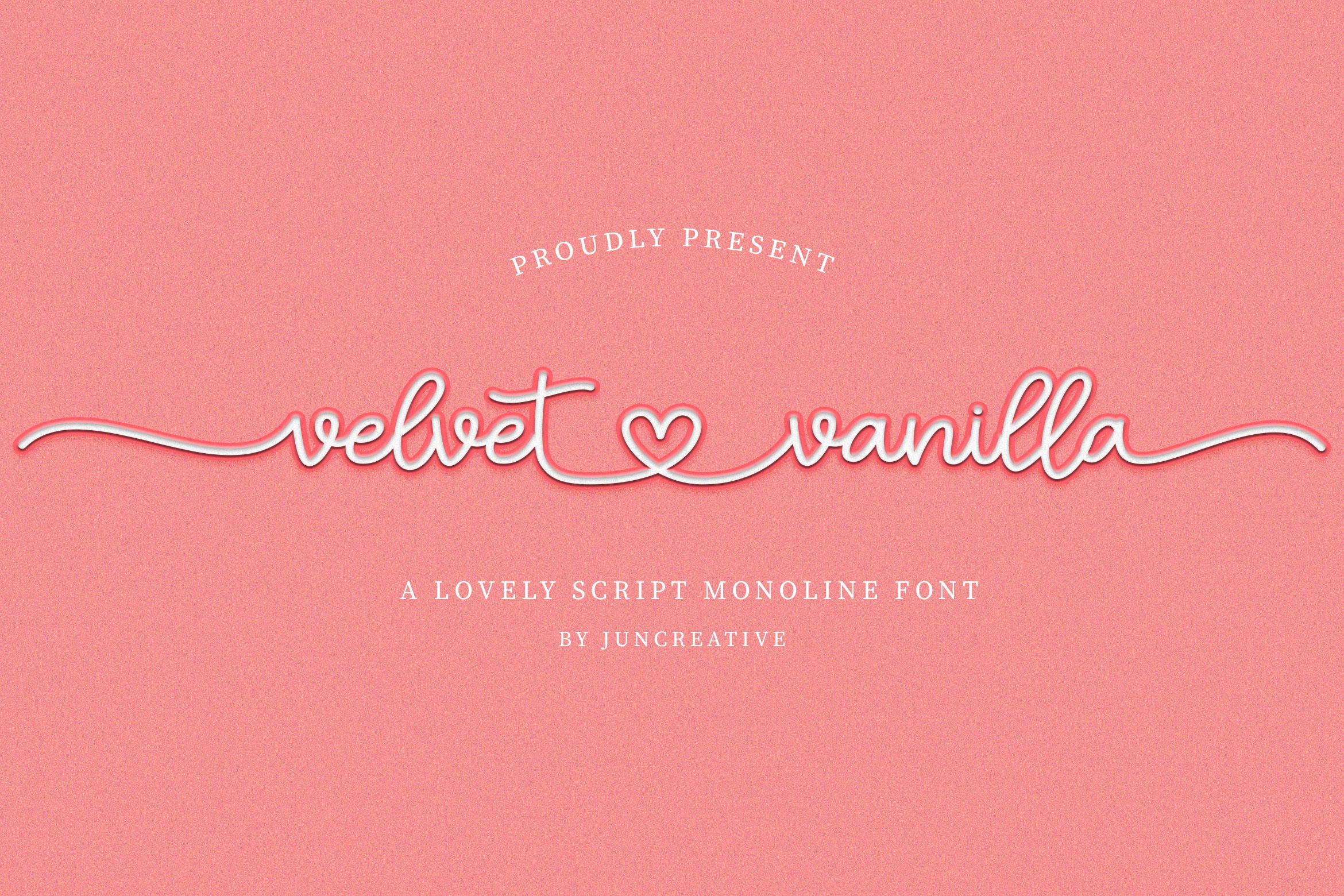 Velvet Vanilla Font