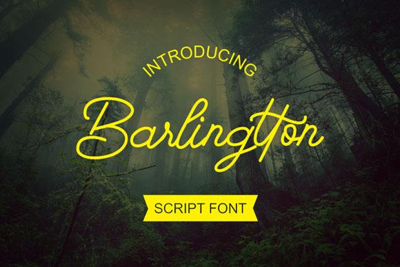 Barlingtton Script Font