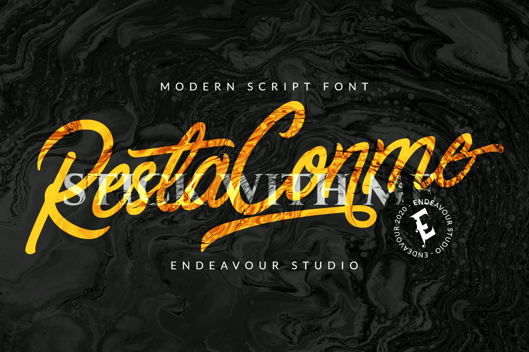 Restaconme Font