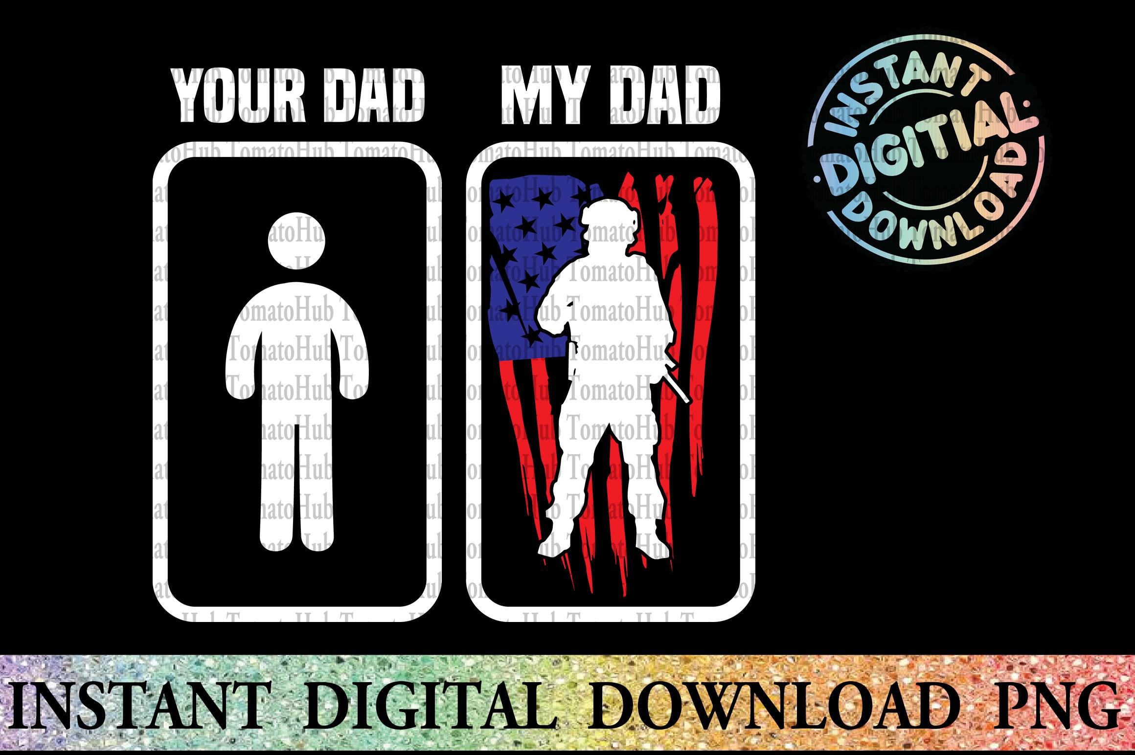 Father's Day T-Shirt Design PNG