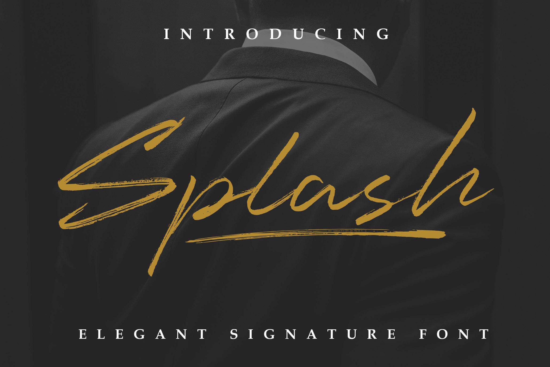Splash Font