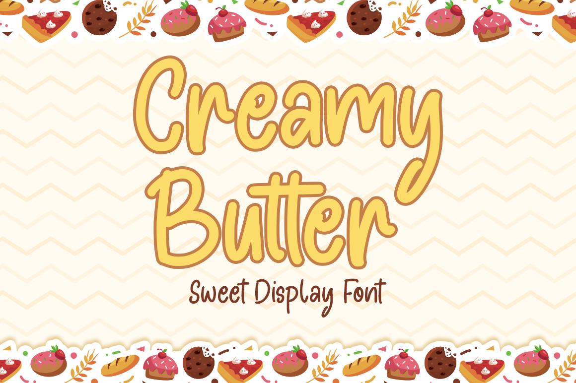Creamy Butter Font
