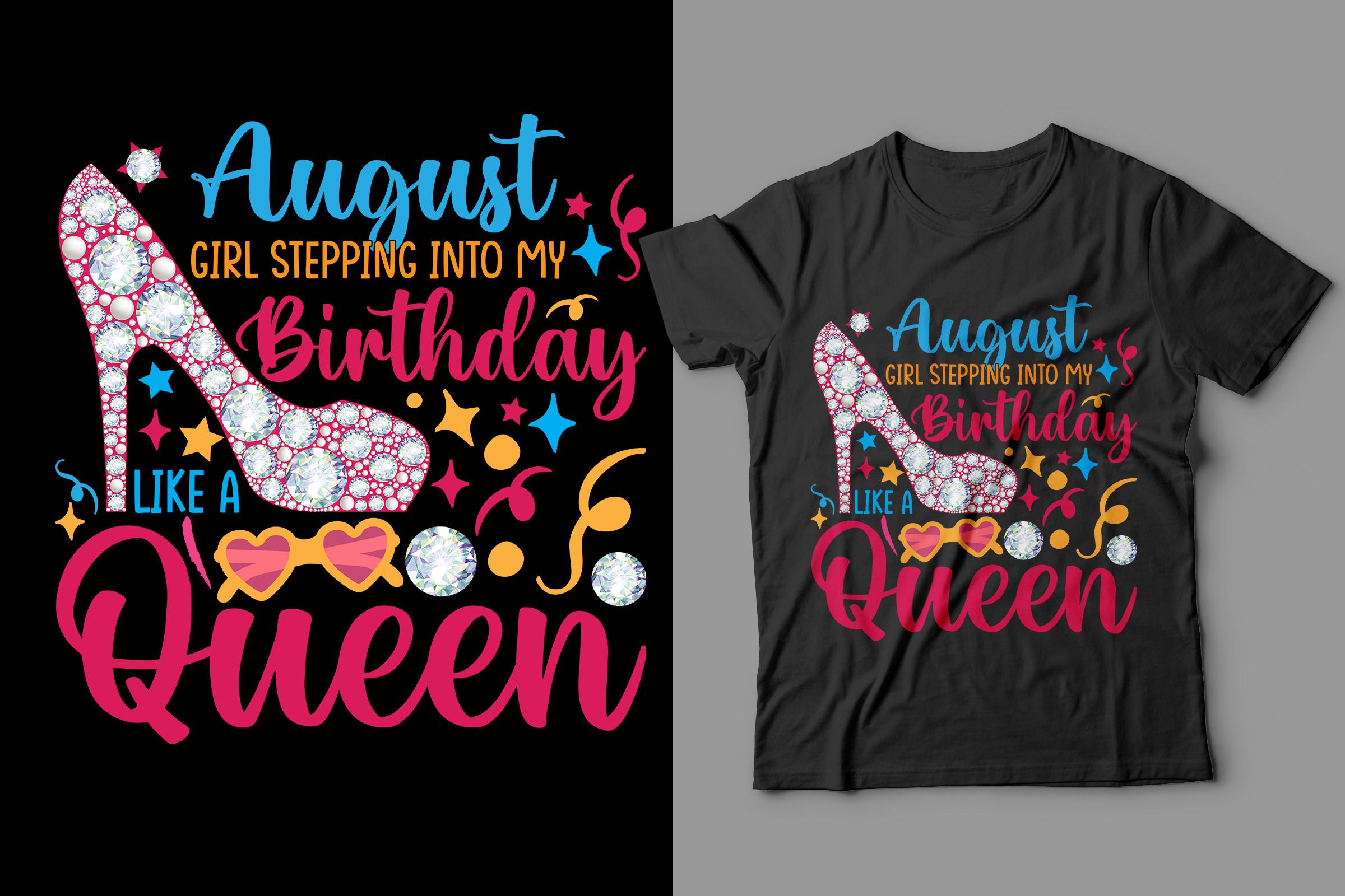 Birthday T-shirt Design for Females