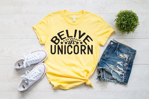 Unicorn Svg Design, Belive in Unicorn