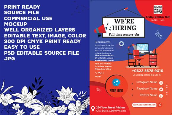 We Are Hiring Fyler / Poster Template