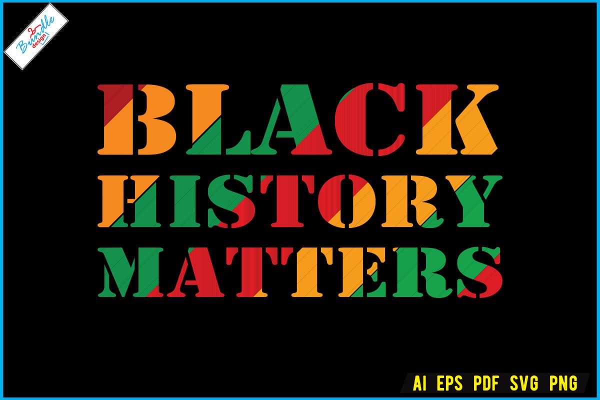 Black History T-Shirt Design