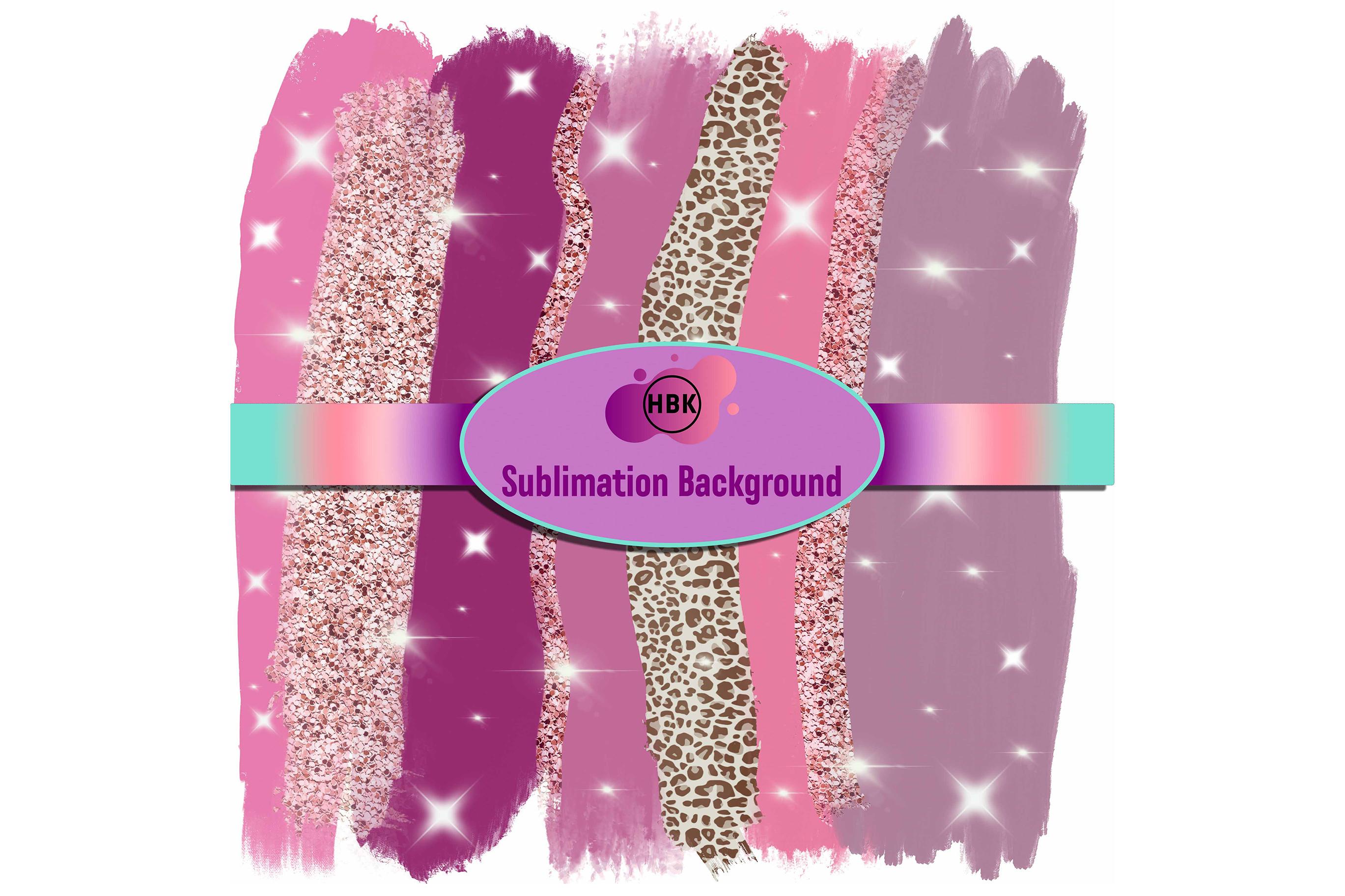 Pink Shades Brushstroke Sublimation