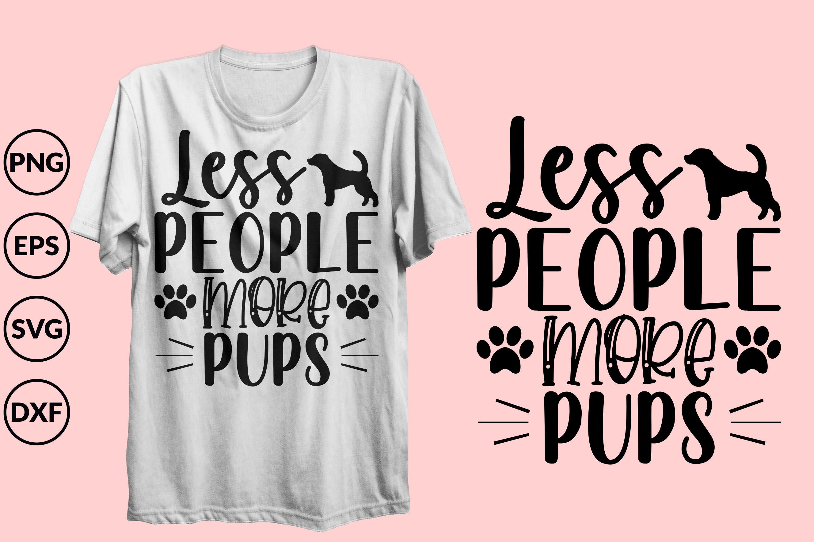 Less People More Pups Design