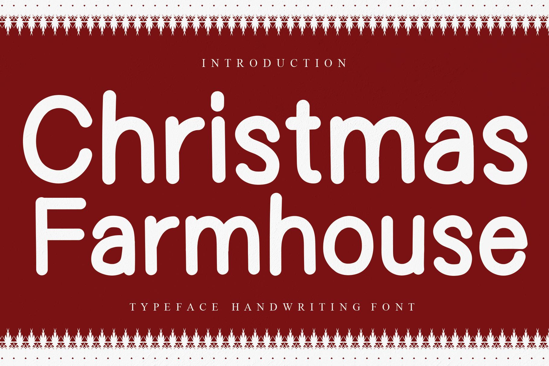 Christmas Farmhouse Font