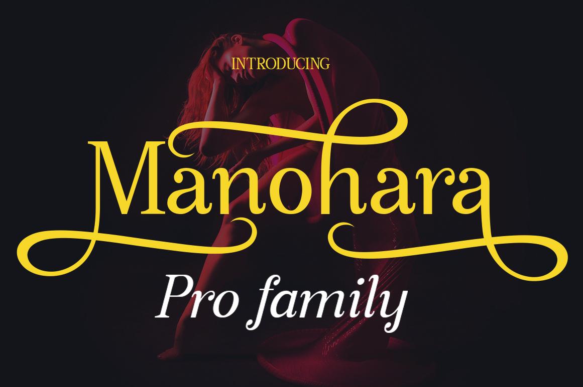 Manohara Pro Family Font