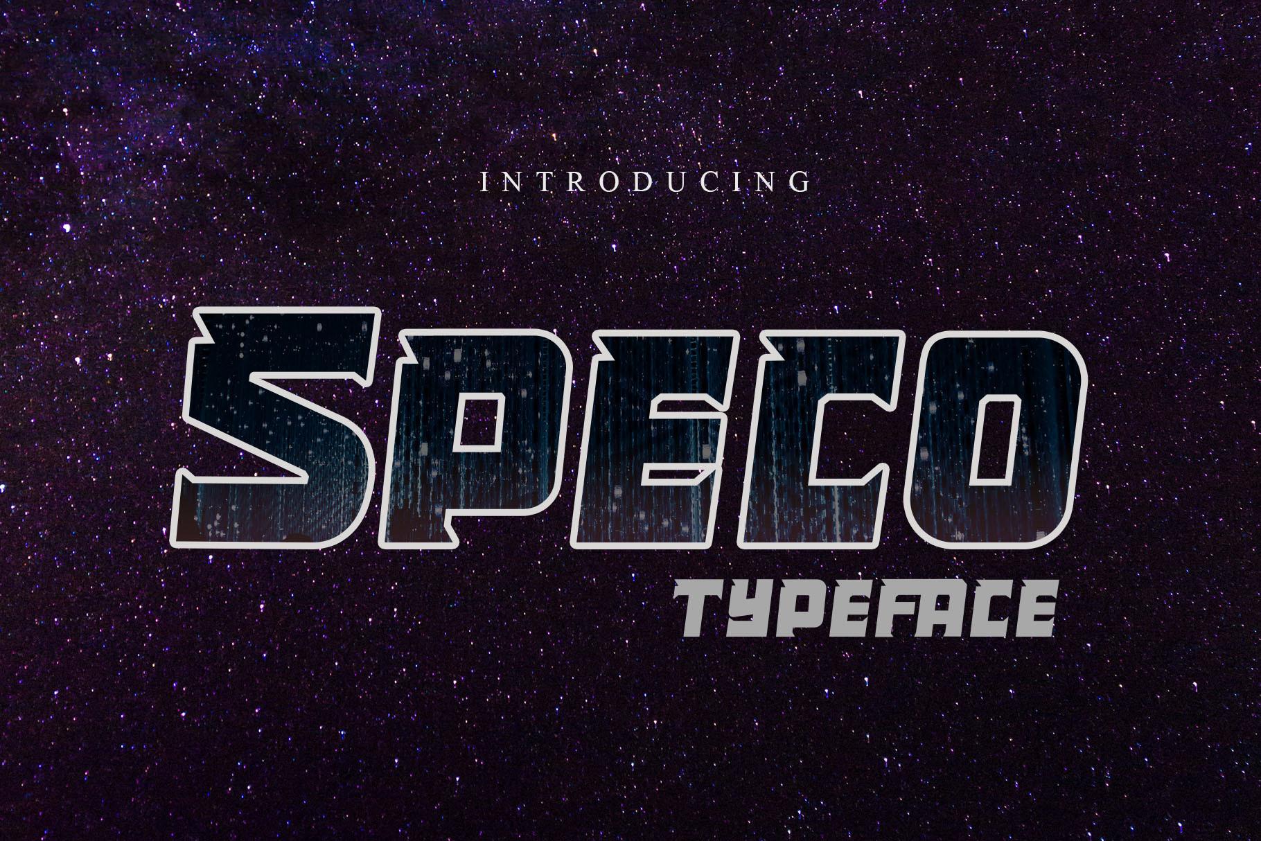 Speco Font
