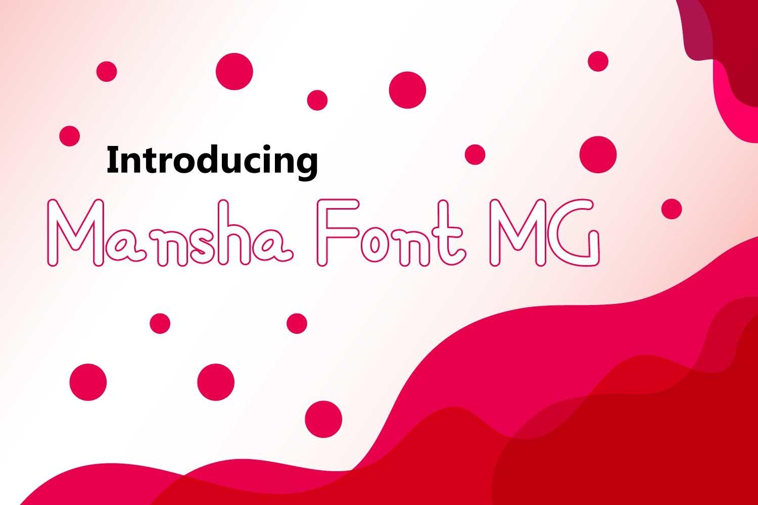 Mansha MG Font