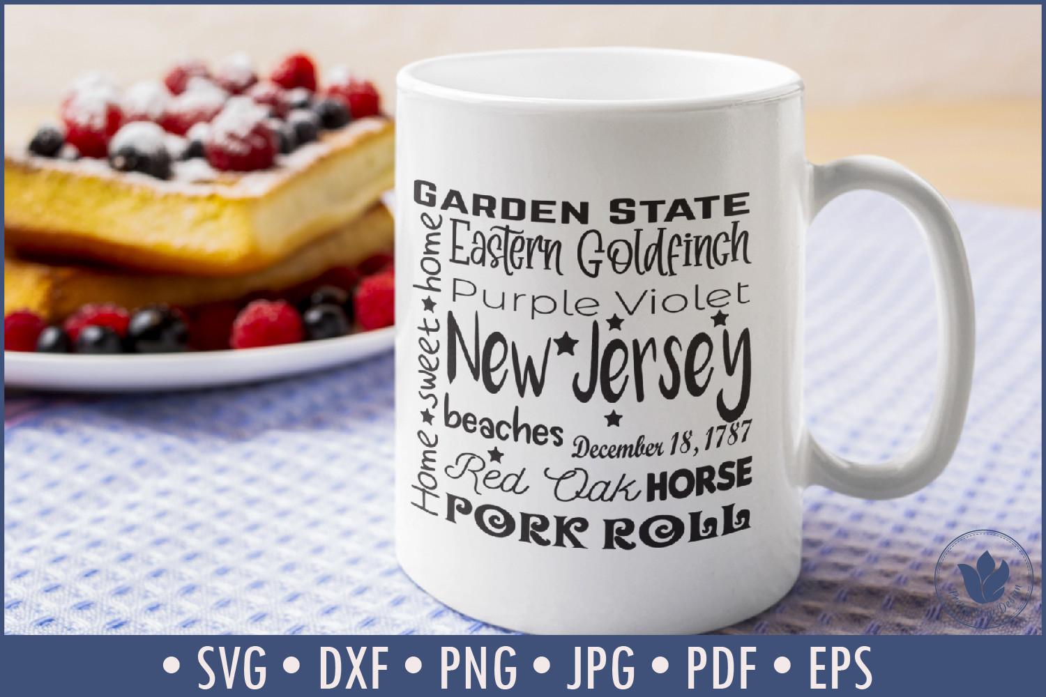 State of New Jersey Cut File | Square