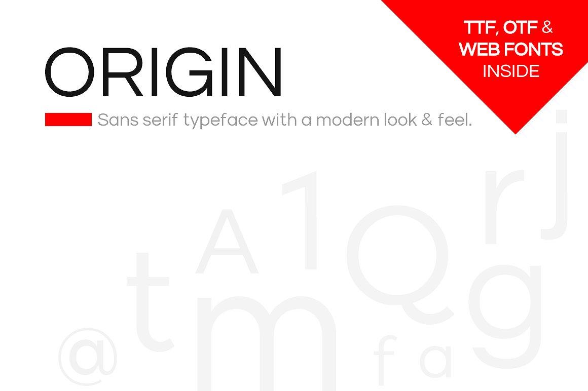 Origin Font