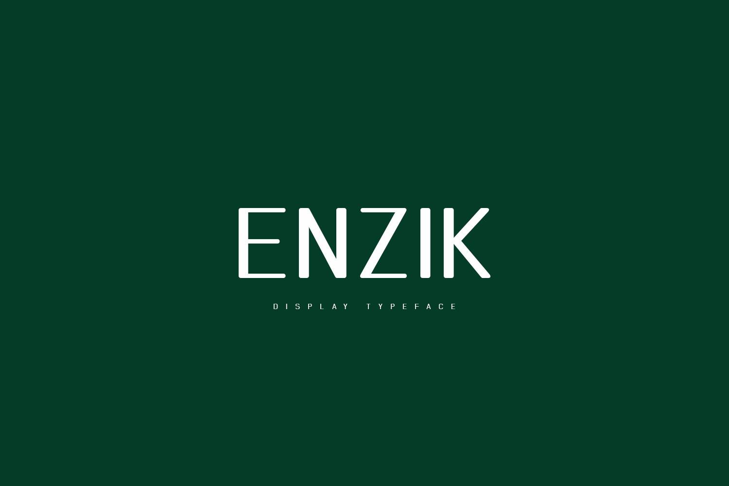 Enzik Font