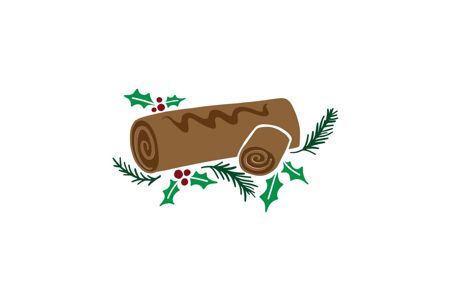 Christmas Yule Log Cake