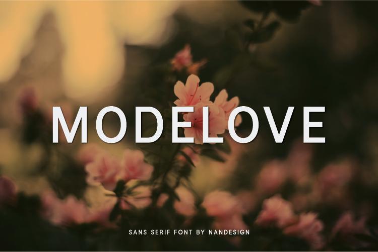 Modelove Font