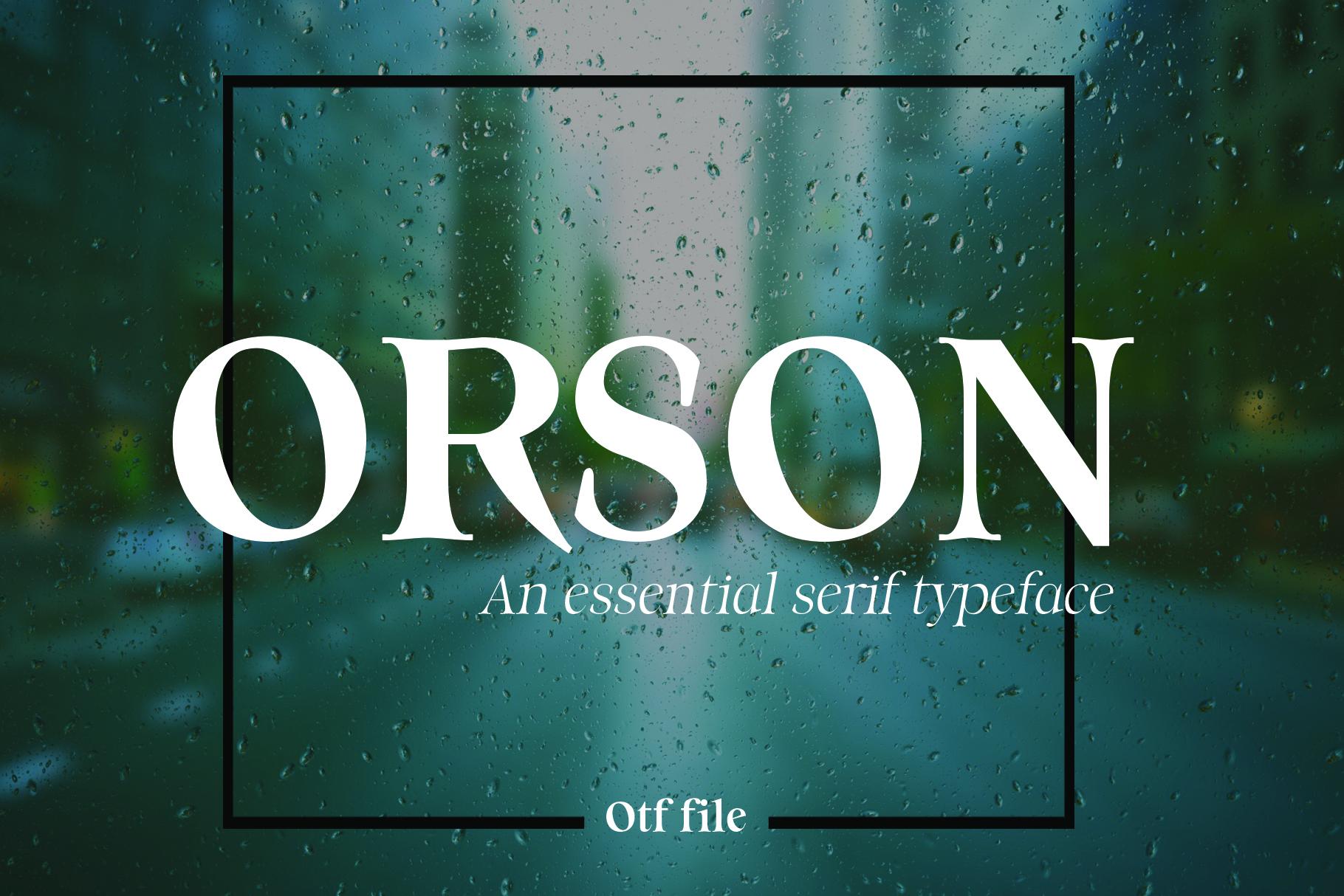 Orson Font