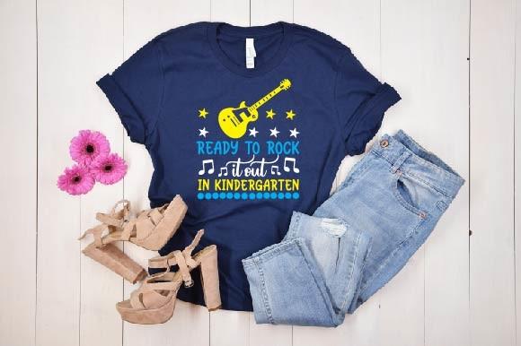 Ready to Rock It out in Kindergarten Svg