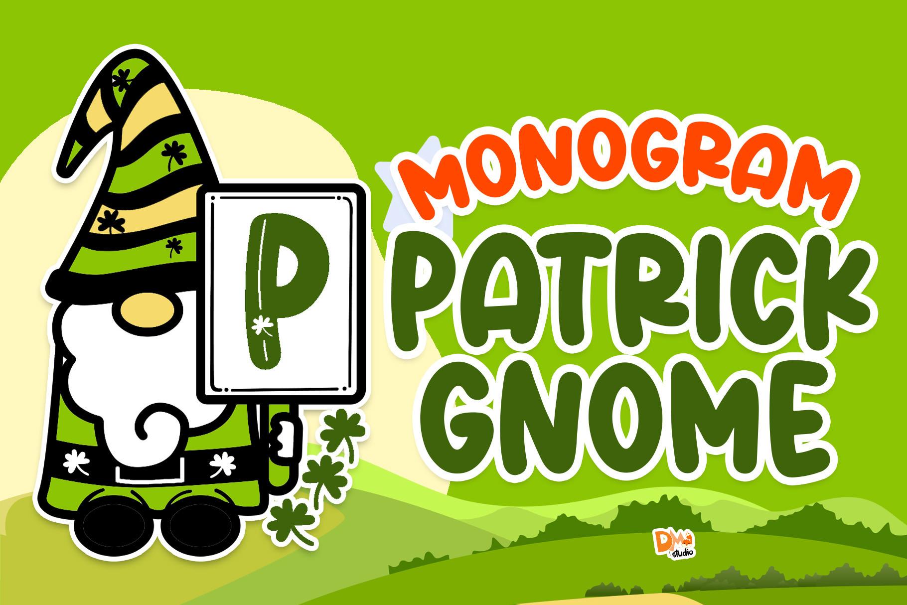 Monogram Patrick Gnome Font