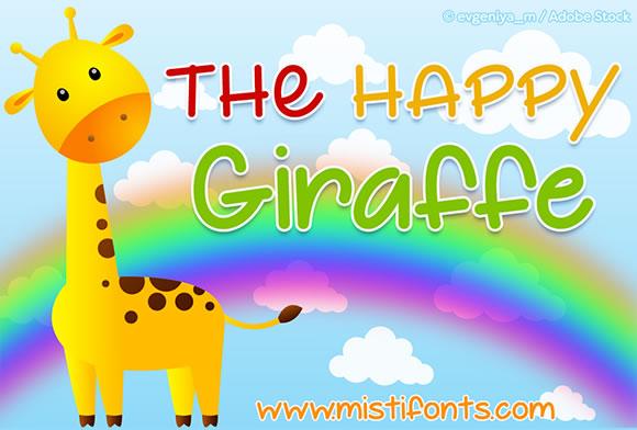 The Happy Giraffe Font