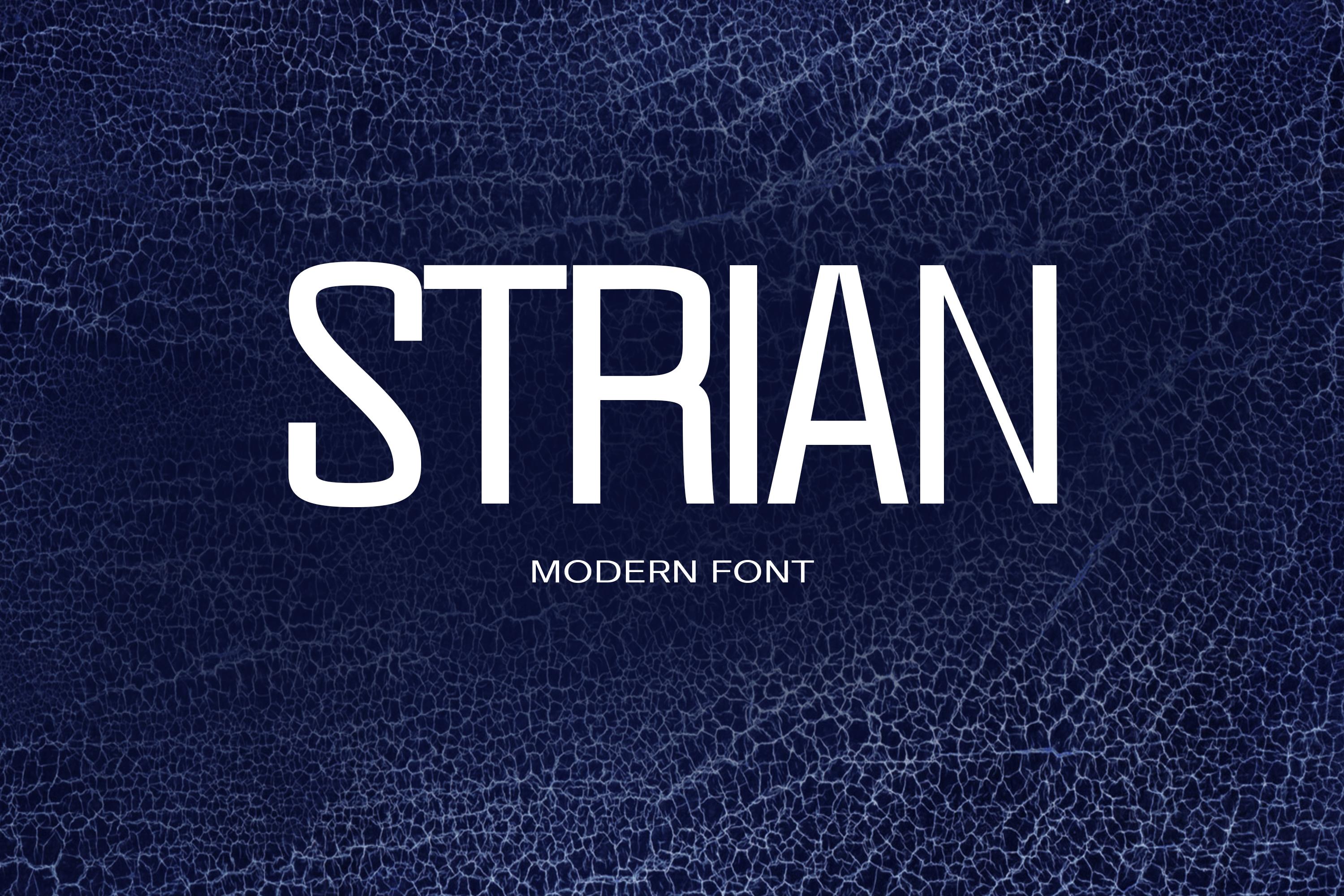 Strian Font