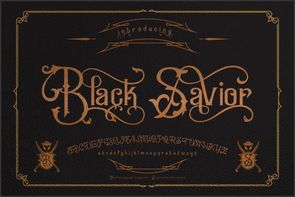 Black Savior Font