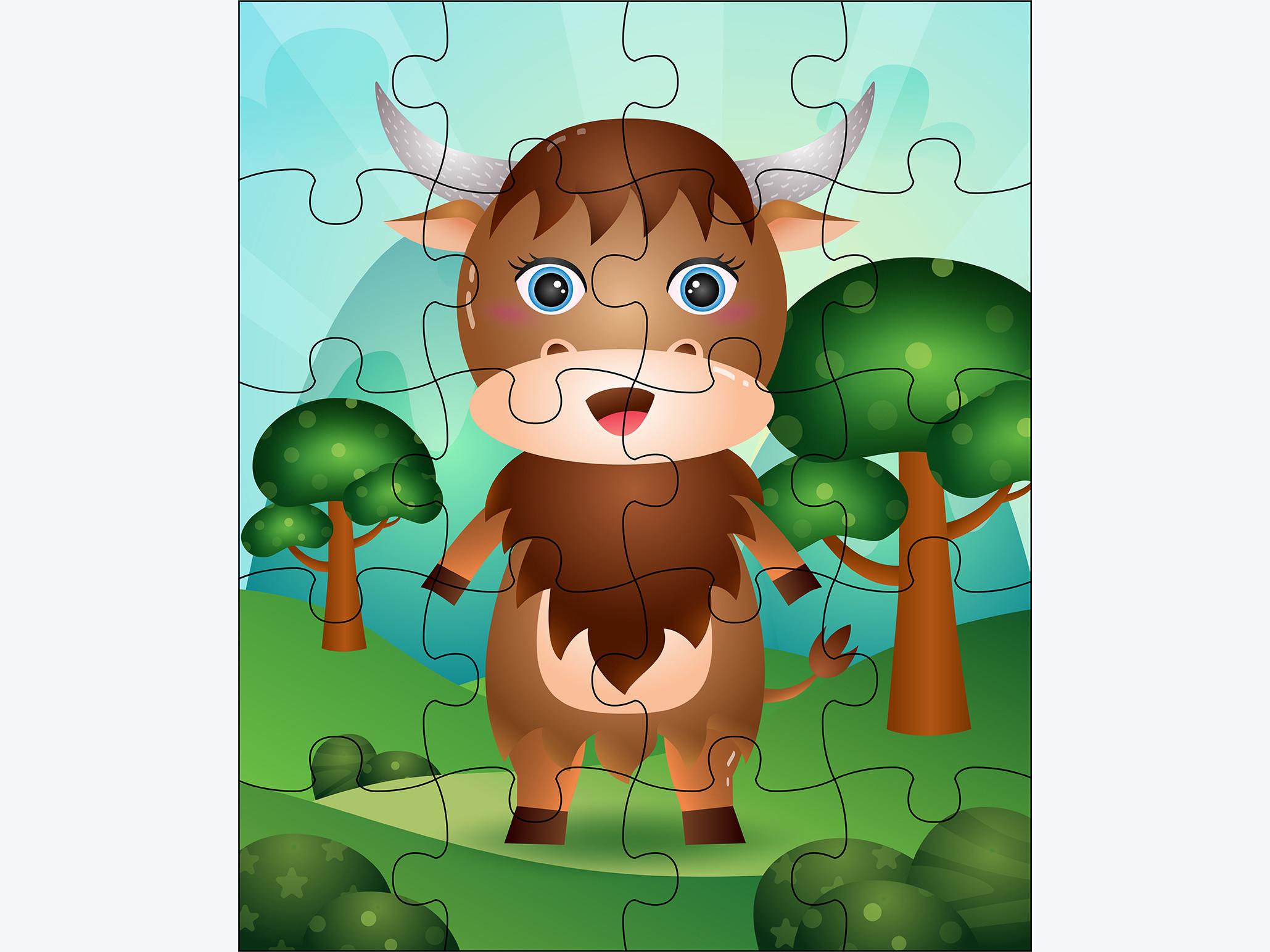 A Buffalo Puzzle - Teaching Material