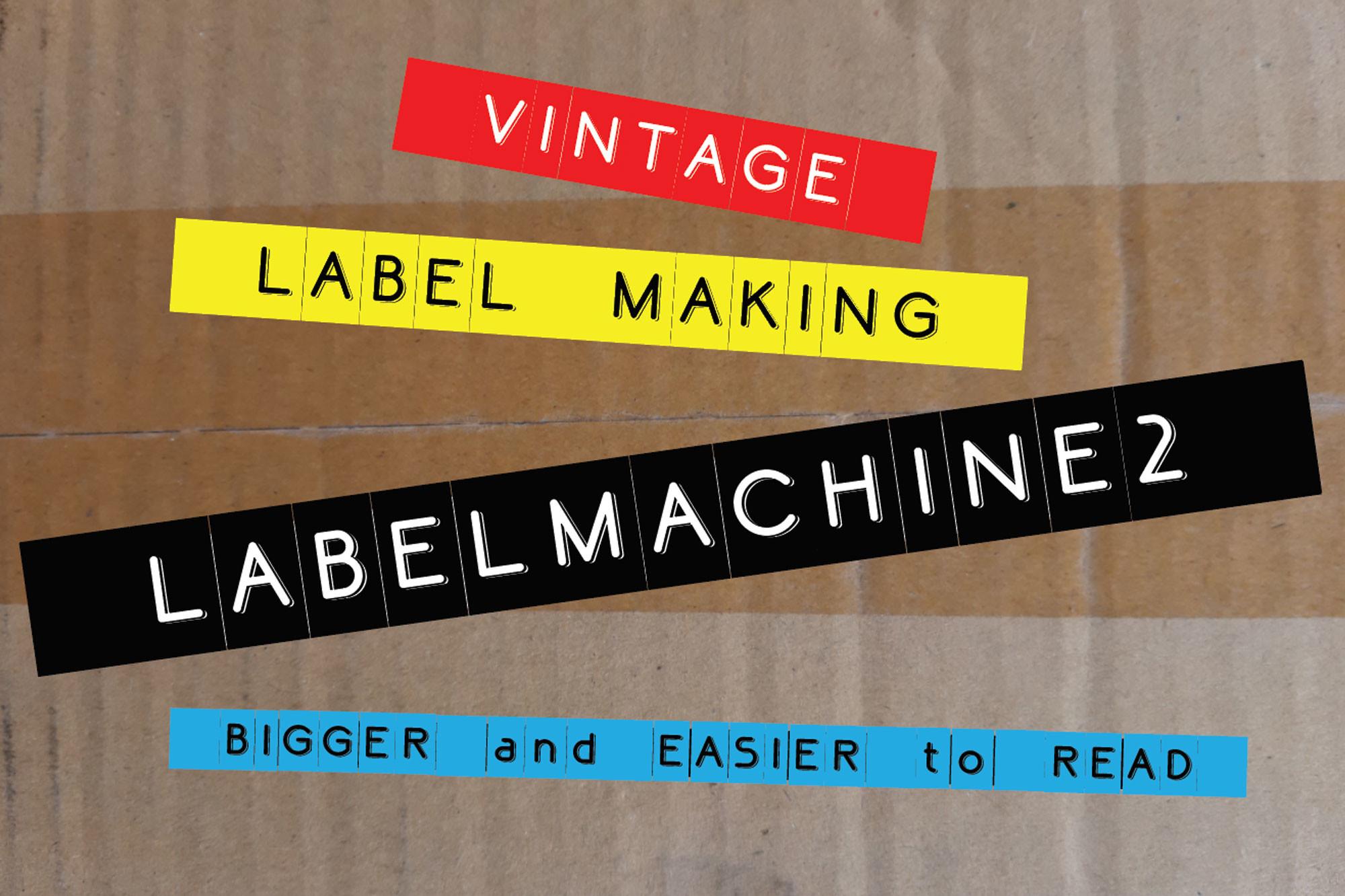 Labelmachine2 Font