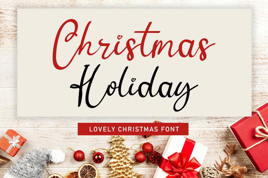 Christmas Holiday Font