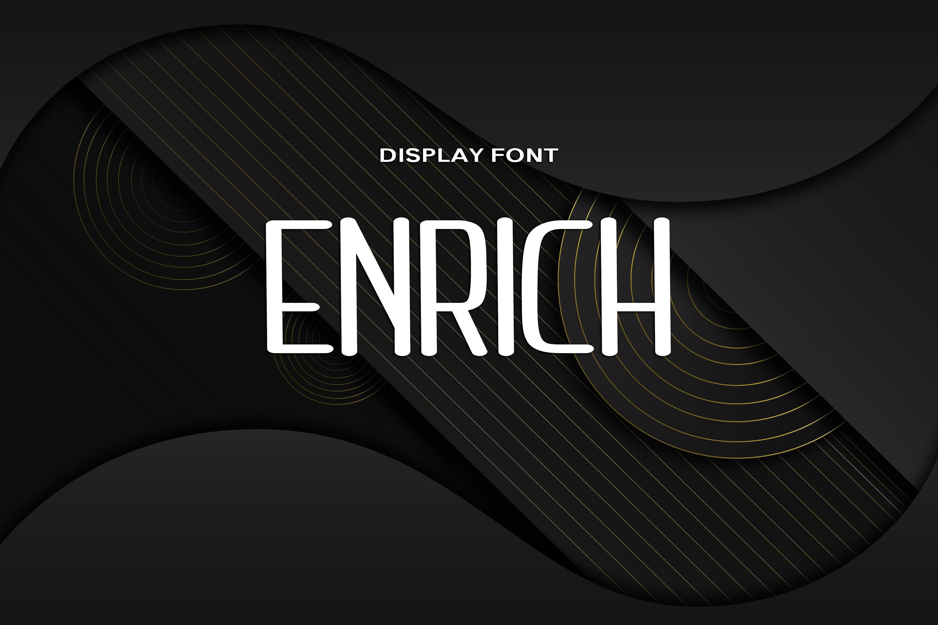 Enrich Font