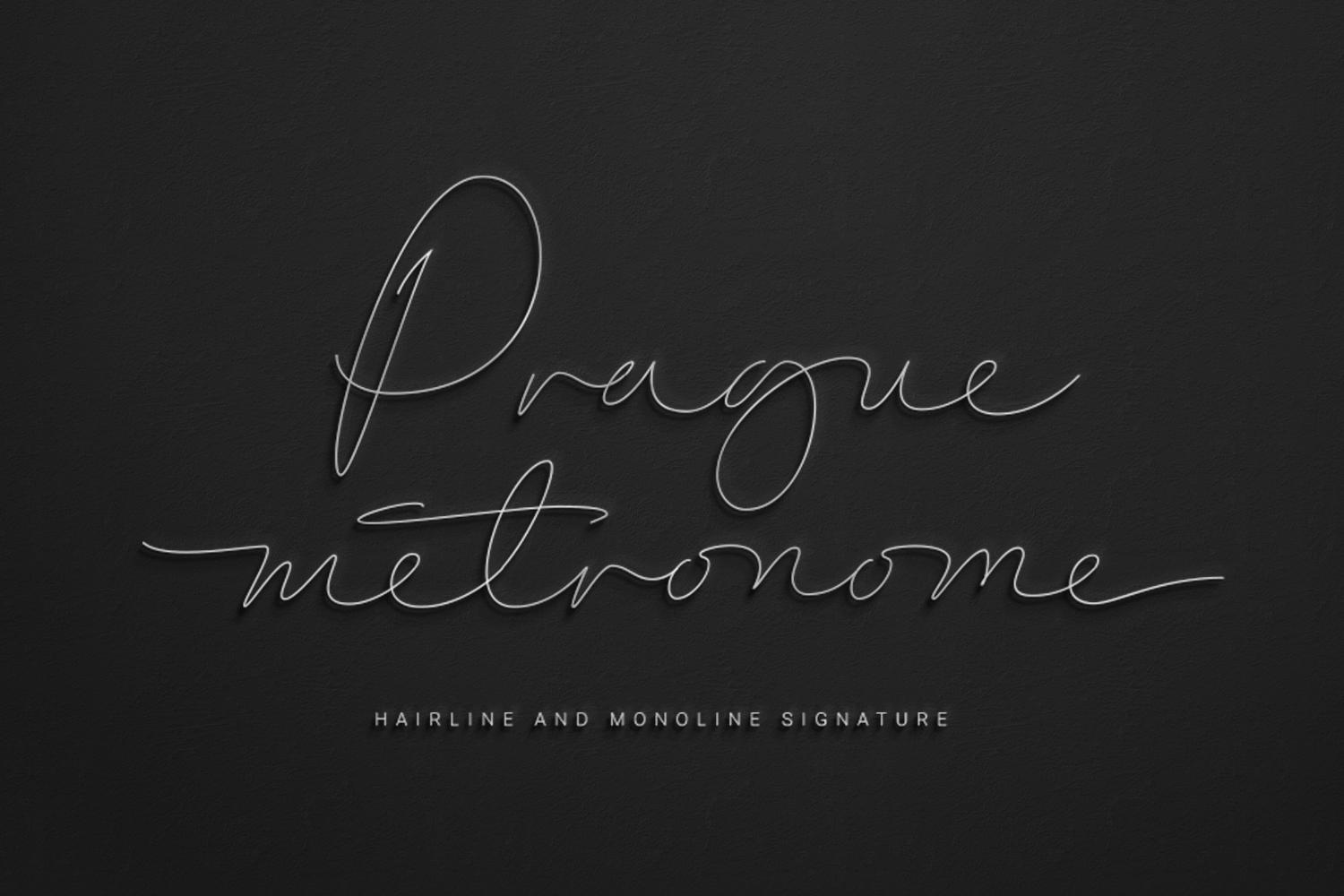Prague Metronome Font