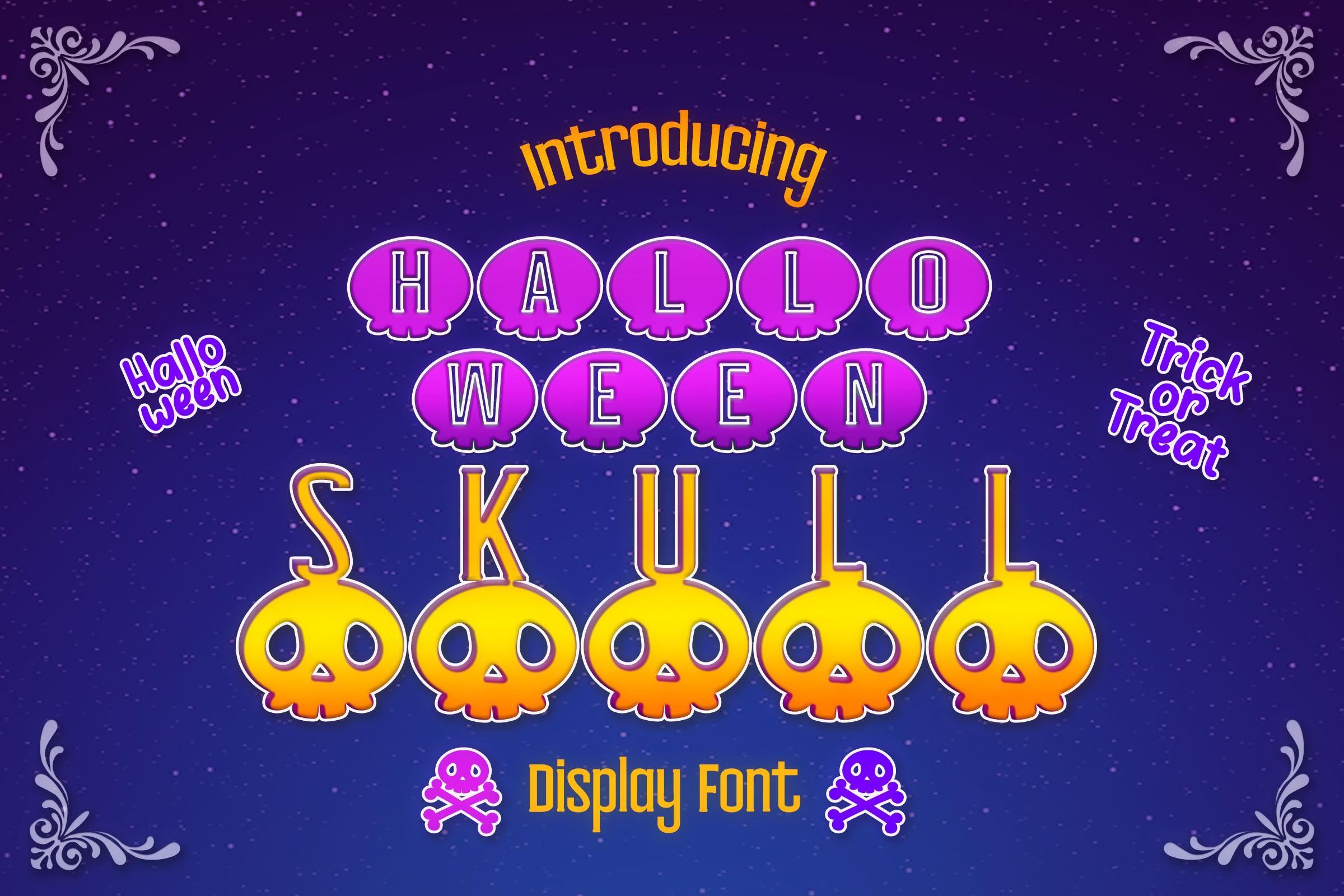 Halloween Skull Font