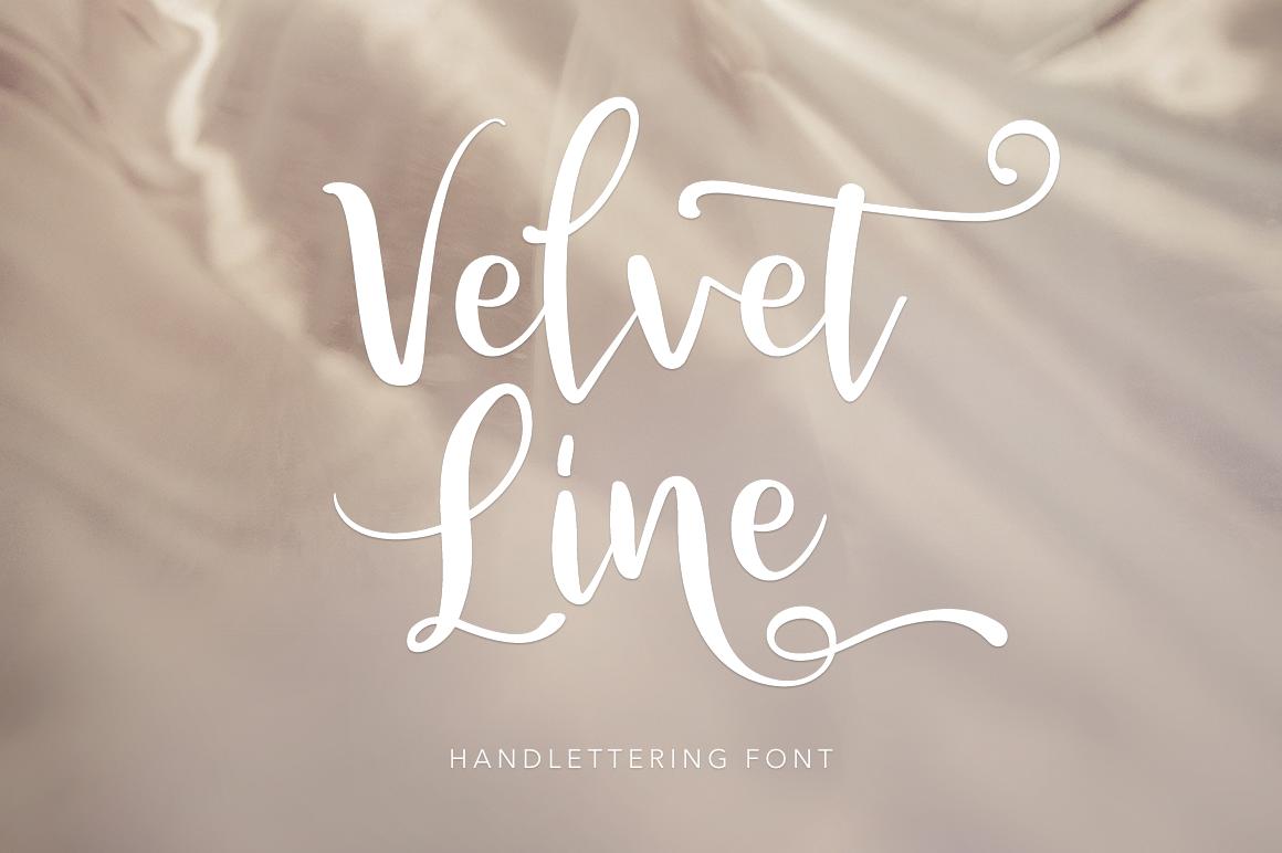 Velvet Line Font