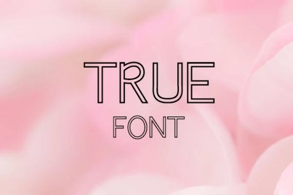 True Font
