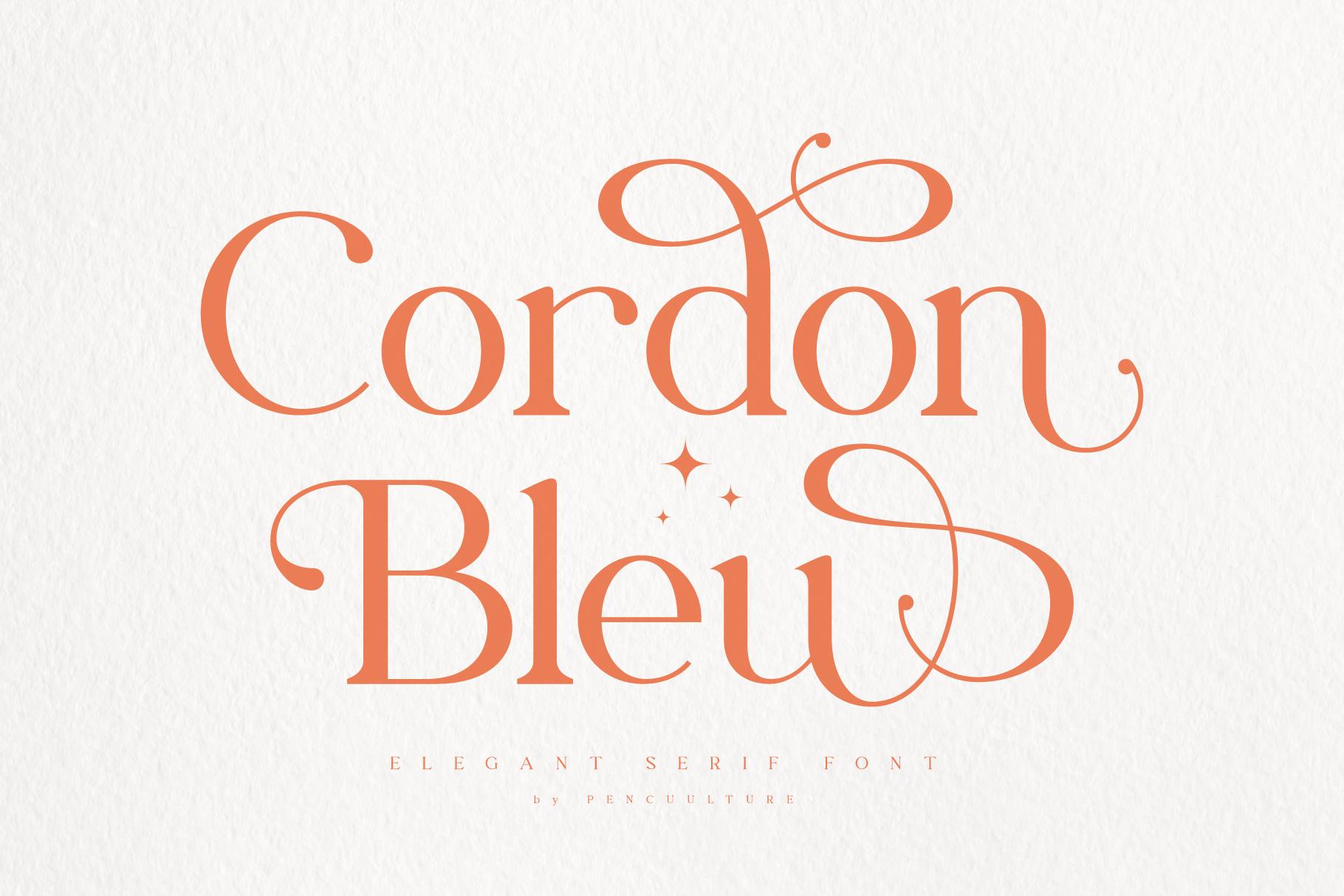 Cordon Bleu Font