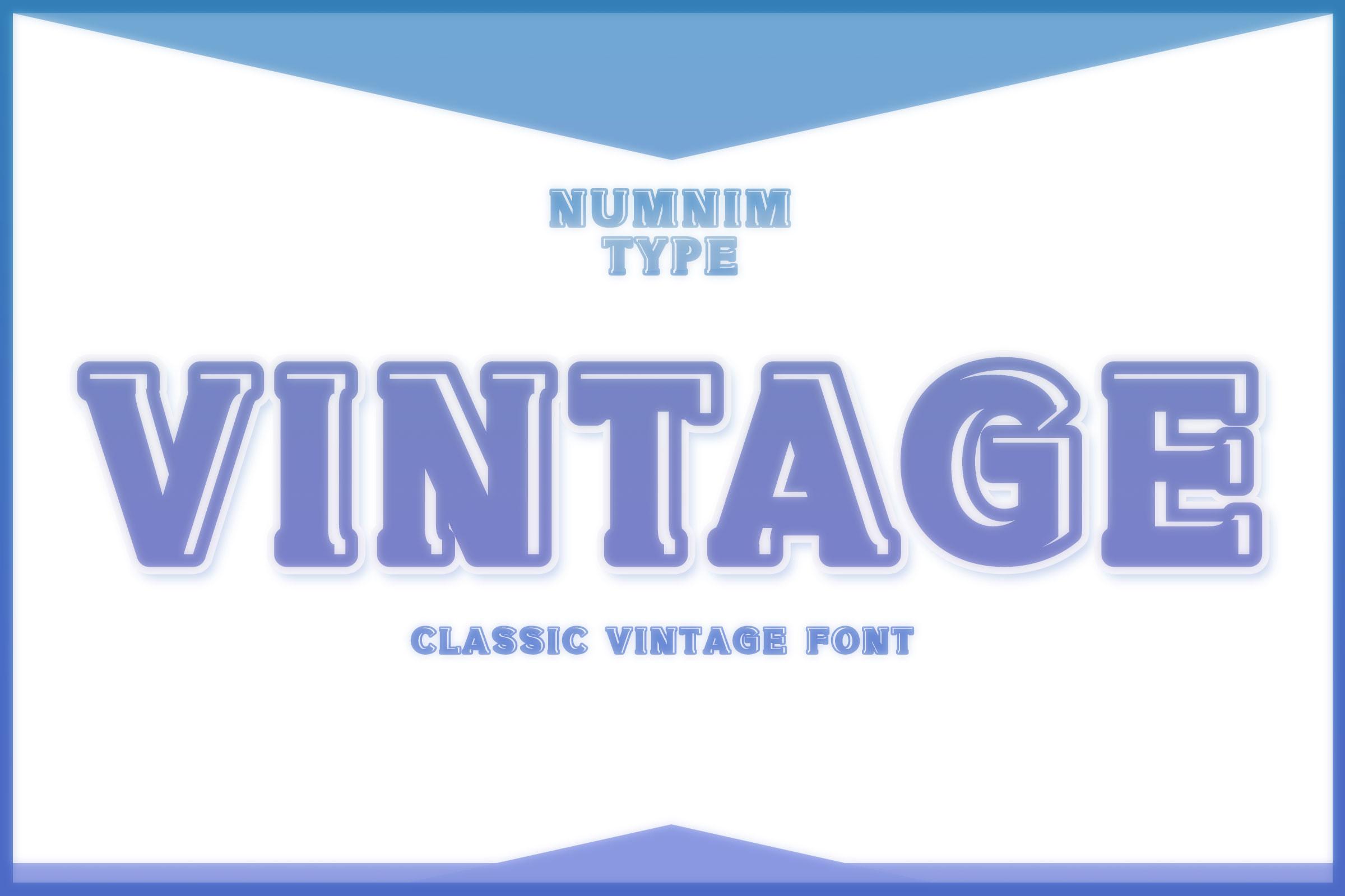 Vintage Font