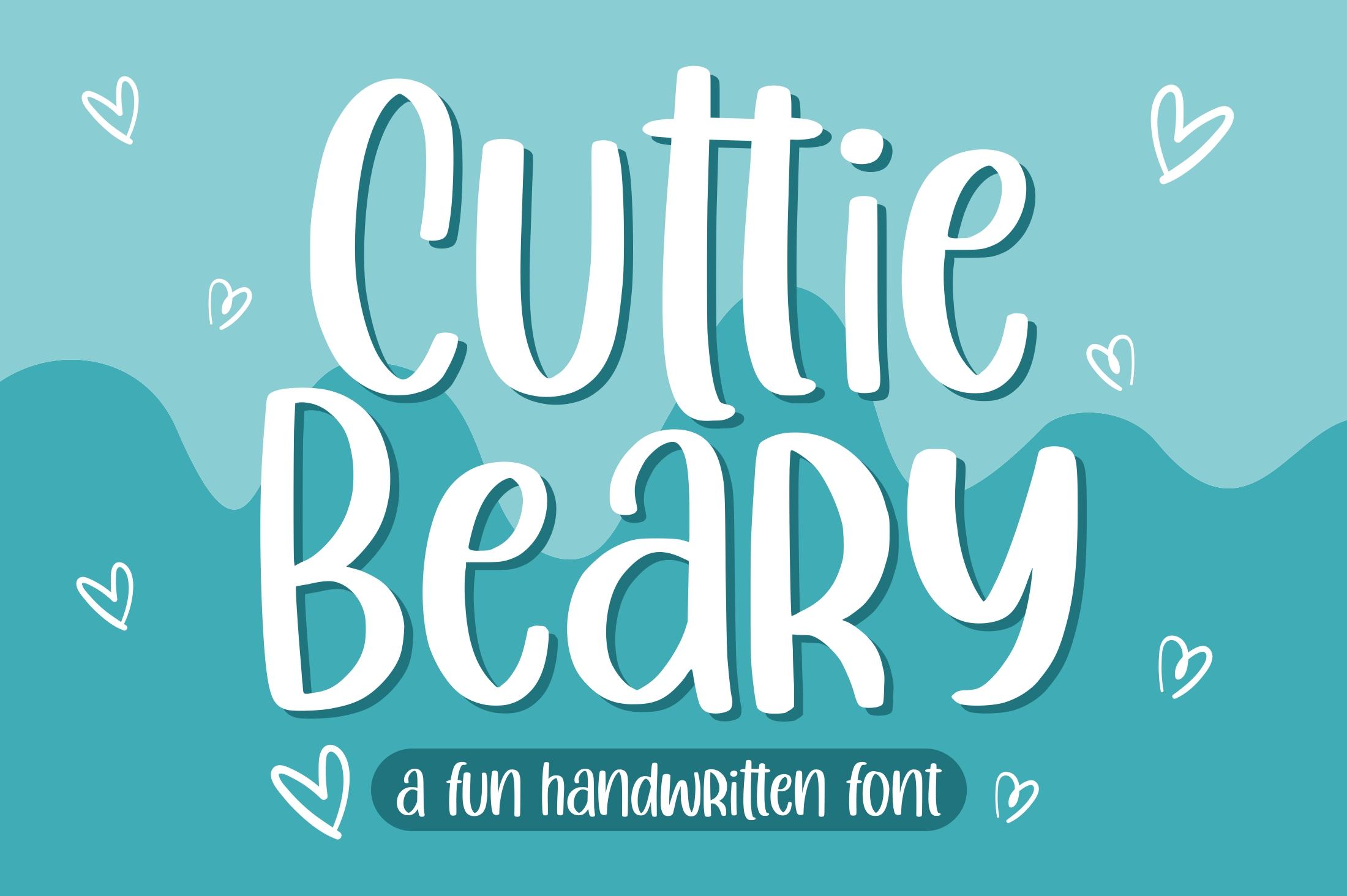 Cuttie Beary Font